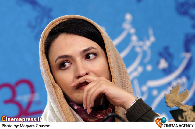 گلاره عباسی در نشست خبری فیلم «شیار 143» در جشنواره فیلم فجر