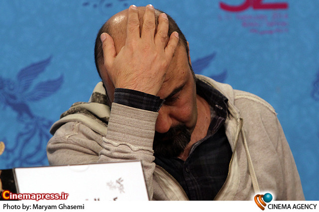 رضا عطاران در نشست خبری فیلم «طبقه حساس» در جشنواره فیلم فجر